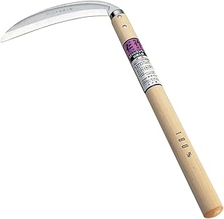 Tomita Hamono Nisaku Edelstahl halbmondförmige Sichel 180mm No.130