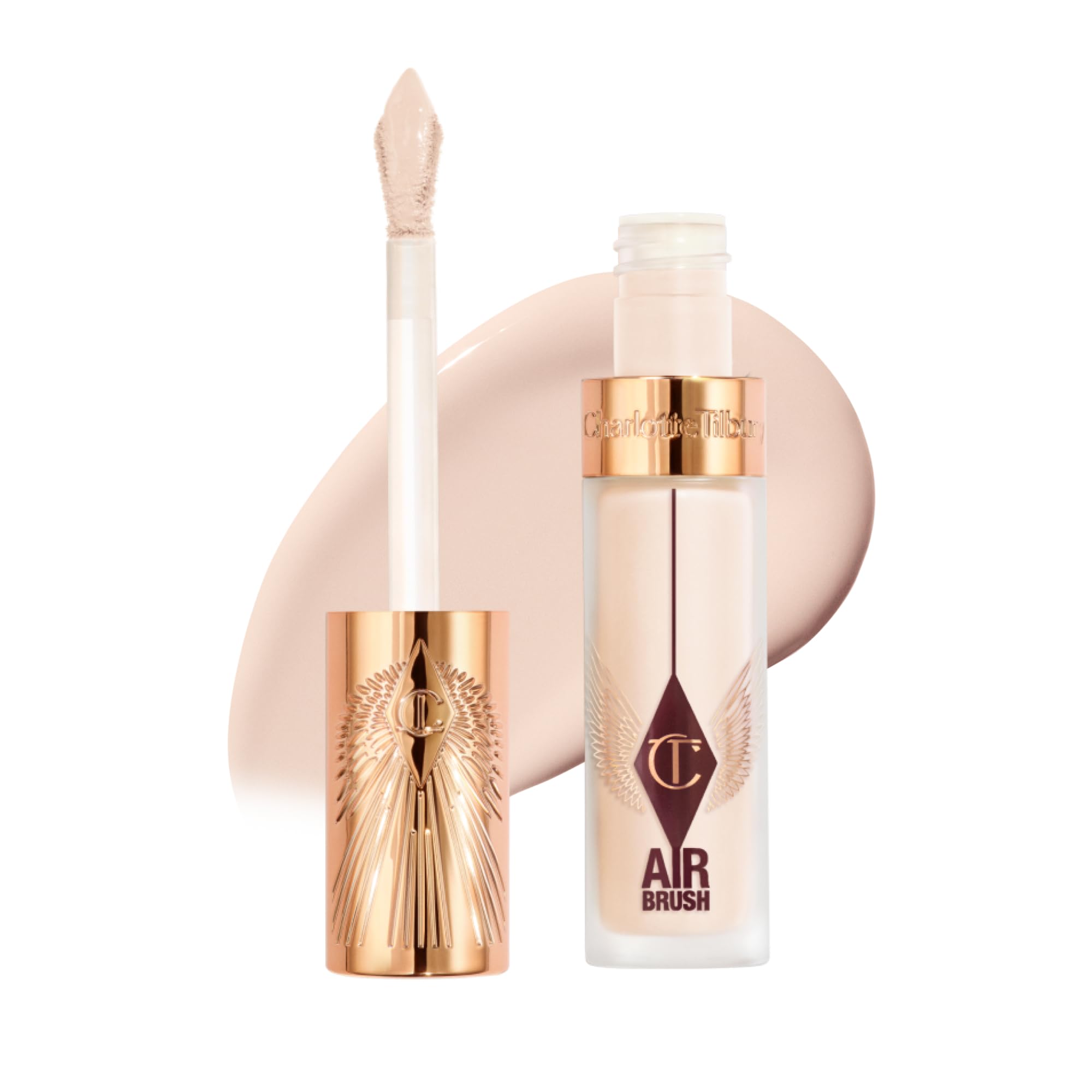 Photo 1 of Charlotte Tilbury AIRbrush Flawless Blur Concealer - Concealer for Dark Circles, Blemishes & More - Hydrating, Full Coverage with a Natural Matte Finish - 3 Fair