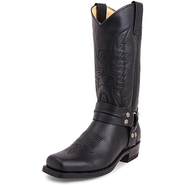 Amazon.com | ByErz Men's Fashion High Tube Embroidery Retro