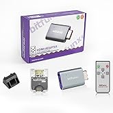 BITFUNX NGC to HDMI&trade; Adapter, for Gamecube DOL-001 with GCVideo | Support Line Doubler&amp;Scanline,Firmware Update,17ft IR Remote,Custom Display,GC2SD Gen2 Card,Plug&amp;Play,No Lag,No Extra Power
