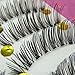 Bluelans® 10 Pairs Long Cross False Eyelashes Natural Fake Thick Black Eye Lashes