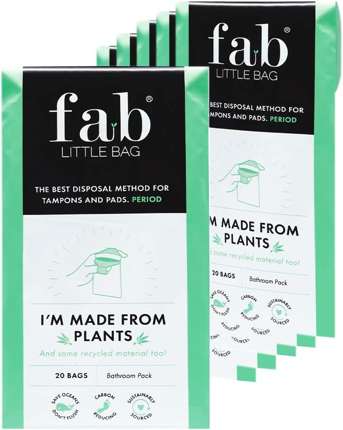 Fab Little Bag Sanitary Disposal Bags for Tampons Ladies Sanitary Pads, Sanitary Towels, Panty Liners