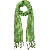 Humble Hilo Multi-Colored Scarf/Shawl for Women Lightweight Head or Neck Scarf
