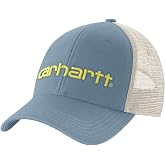 Carhartt Men's Canvas Mesh-Back Logo Graphic Cap