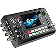 RGBlink mini-ISO Video Mixer Switcher, 10 Channel All-in-One Switcher, Compact SDI and HDMI Live Stream Mixer with PTZ Camera Control, NDI HX Supported,Professional Streaming for Live Streaming