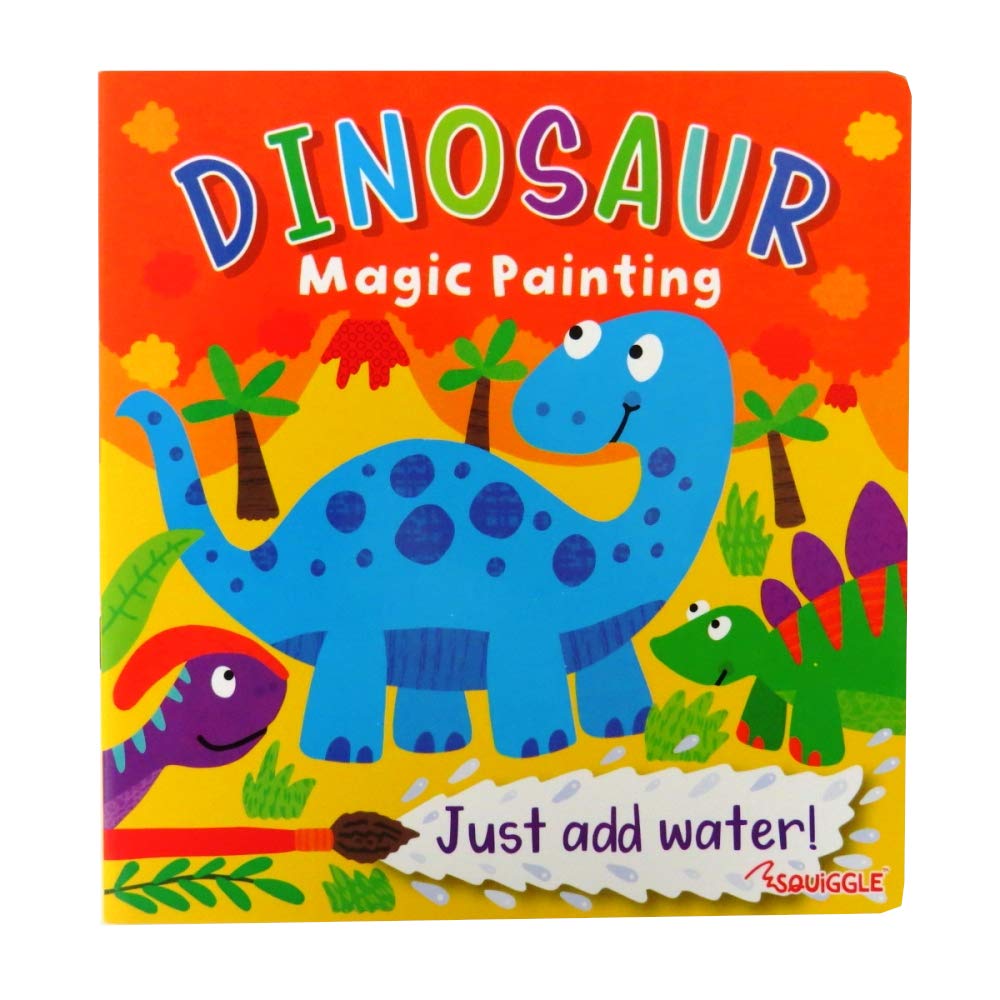 Dinosaur Magic Painting Book, 24 Pages by Squiggle