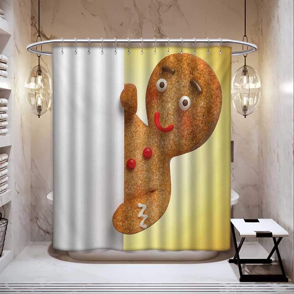Amazon Com Blountdecor Gingerbread Man Shower Curtains Sets