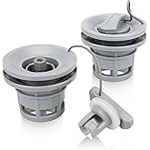 Inflatable Boat Air Valve Cap Plug Kayak Paddle Board Replacement Parts | Inflatable Boat, Raft Dinghy, Canoe and Kayak Accessories Air Inflatable Plugs PVC Upgrade (Pack of 2)