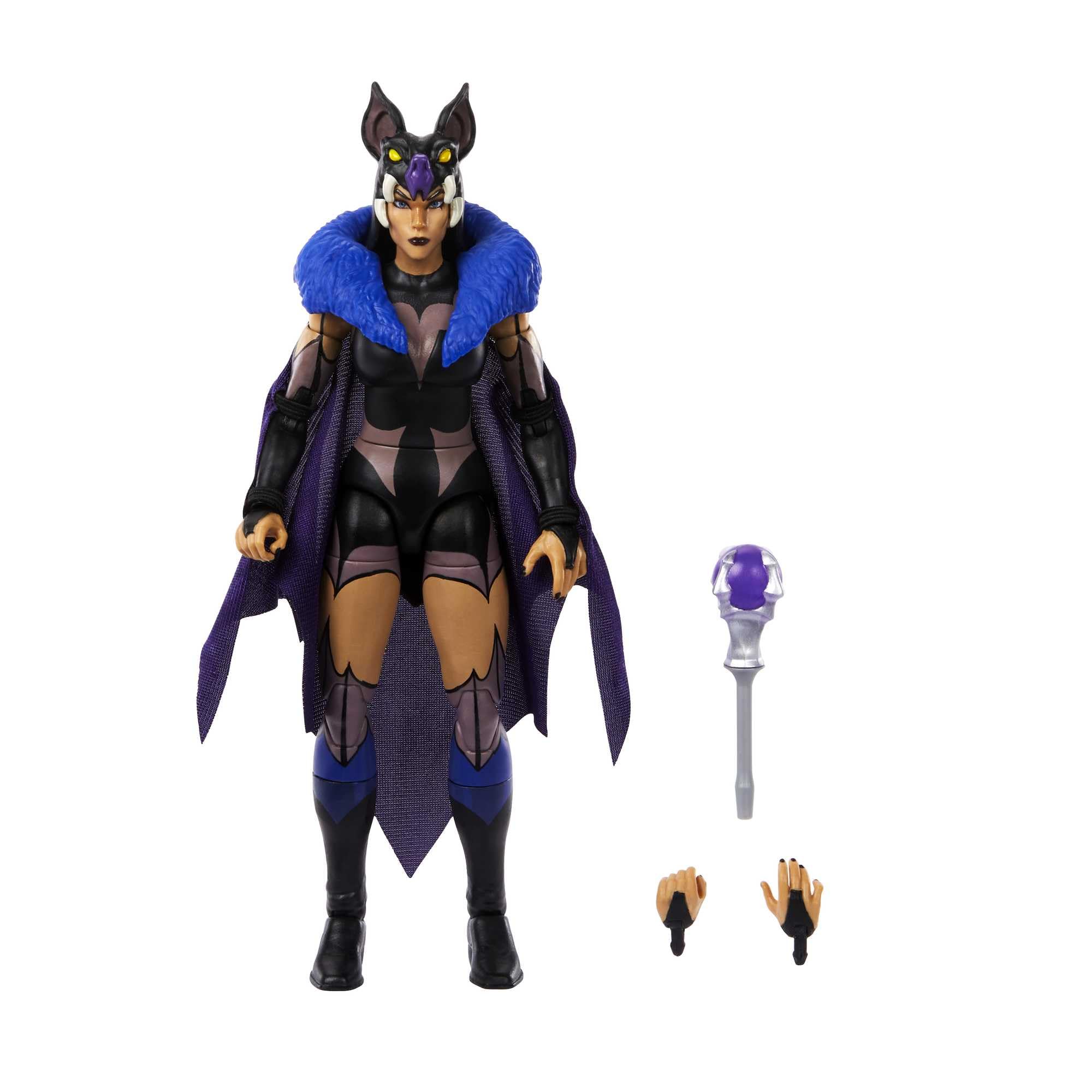 Masters of the Universe Masterverse Action Figure Sorceress Evil-Lyn, Deluxe Collectible with Magic Scepter Accessory & Swappable Hands, MOTU Toy Gift​, HLB39