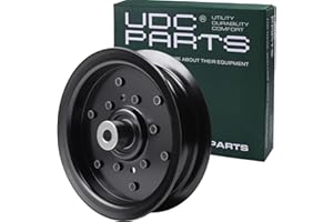 UDC Parts 532196106 Idler Pulley/ 42 46 48 54 inch Deck/for Craftsman Husqvarna Ariens Poulan 532197379 197379 196106 MZ 54 RZ 5424 YTH24K48 2042 LS YTH24V54 LGH2654