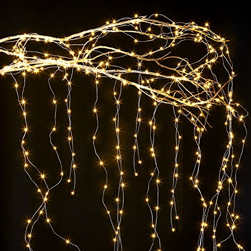LampLust Fairy Spray String Lights Waterproof Outdoor, 9 Strand