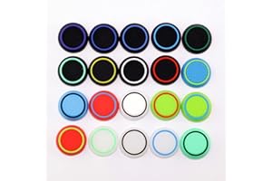 LIGHTFAIRY 2pcs Silicone Thumb Stick Grips Cover for PS5 PS4 PS3 PS2, for Xbox 360, for Xbox One Analog Joystick Thumbstick for Xbox Series S X (A)