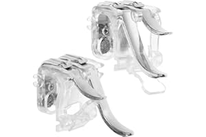 Gadpiparty Phone Game Controller Trigger Pair Sensitive Shooting and Aiming Joystick for Mobile Gaming Compatible with Pubg Mobile and Rules of Survival Portable Abs Rubber Design