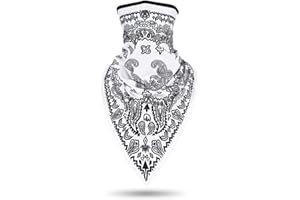 LKXHarleya Bandanas Headband Quick Dry UV Protection Windproof Multifunctional Paisley Print Balaclava