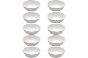 GSC International 4-52503-10 Porcelain Evaporating Dish 125ml capacity. Size 98mm diameter x 38mm height. Pack of 10.