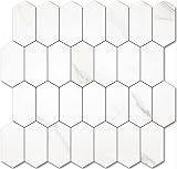 Vamos Tile Long Hexagon Peel and Stick Backsplash