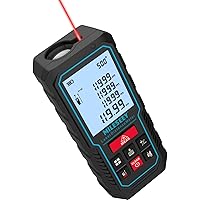 Laser Measure Device, MiLESEEY 393ft Digital Laser Tape Measure with Upgrade Electronic Angle Sensor, ±2mm Accuracy, Area Mea