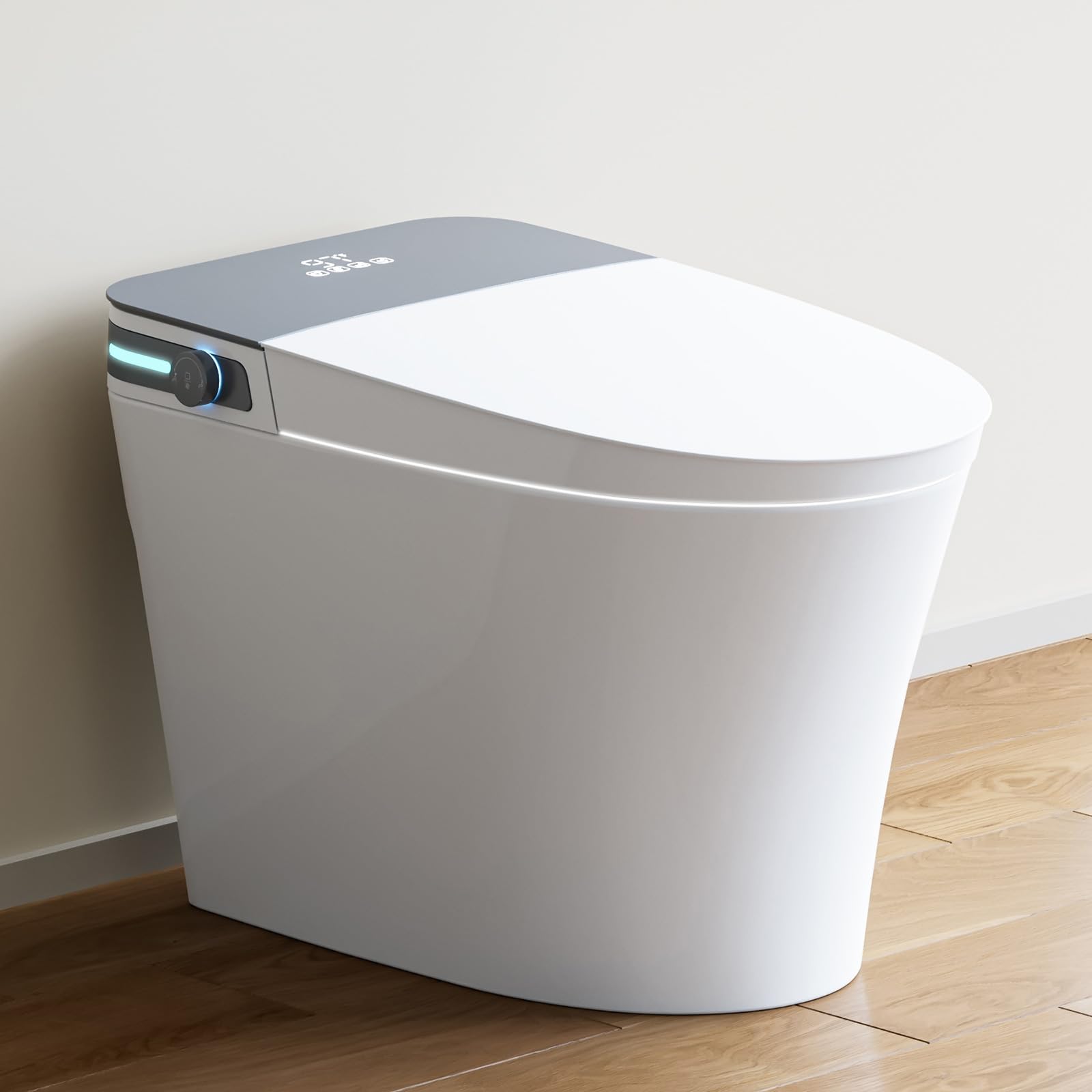 Photo 1 of *INCOMPLETE** HOROW Bidet Toilet 10" Rough-in, Smart Toilet with Auto Open/Close Lid, Smart Toilet with Bidet Built-in, Instant Warm Water, Elongated Heated Seat, Dryer, Blackout Flushing and Deodorization