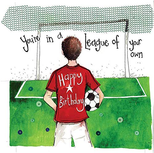 ALEX CLARK Happy Birthday Footballer Card