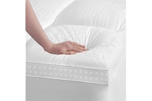BaliChun Mattress Topper Queen Size Extra Thick Mattress Pad 400TC Cotton Top Cooling Soft Breathable Pillow Top Mattress Cov