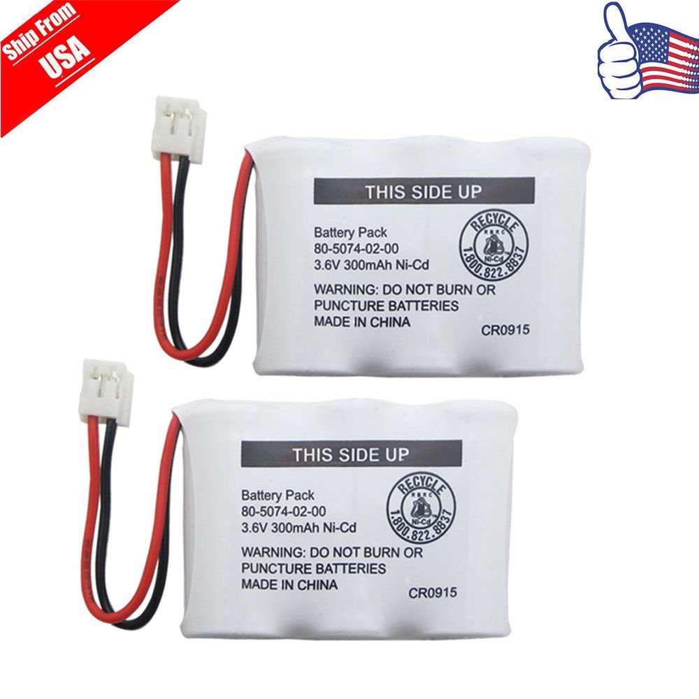 2 pack Cordless Phone Battery for AT&T 2422 8050740000