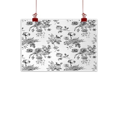 Amazon Com Sunset Glow Wall Painting Prints Black And White