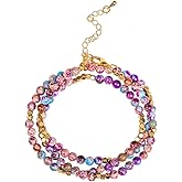 YGLINE Beaded Bracelet,Healing Crystal Handmade Jewelry, Dainty Women Jewelry, Gift her,Natural Stone Minimalist Bracelet