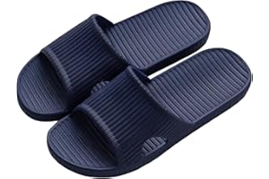 VIDSID Shower Slippers for Women Men, Quick Drying Lightweight Non Slip Open-toe EVA Travel-friendly Breathable Shoes Slide Slippers for Bathroom,House Slipper,Outdoor