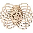 miihello Wind Up To Power Peaceful 'Ripple' Motion, Moving Kinetic Wall Art, Calming Wall Décor Hand Crafted Wood For Living Room, Office, Bedroom