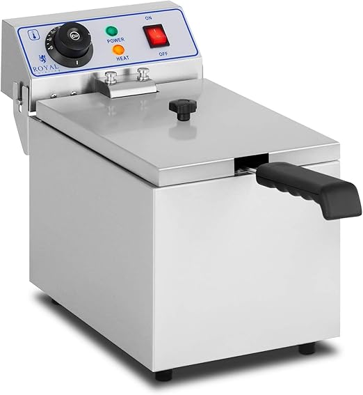 Royal Catering Freidora Eléctrica 1 x 8 Litros RCEF-08EH (3200 ...