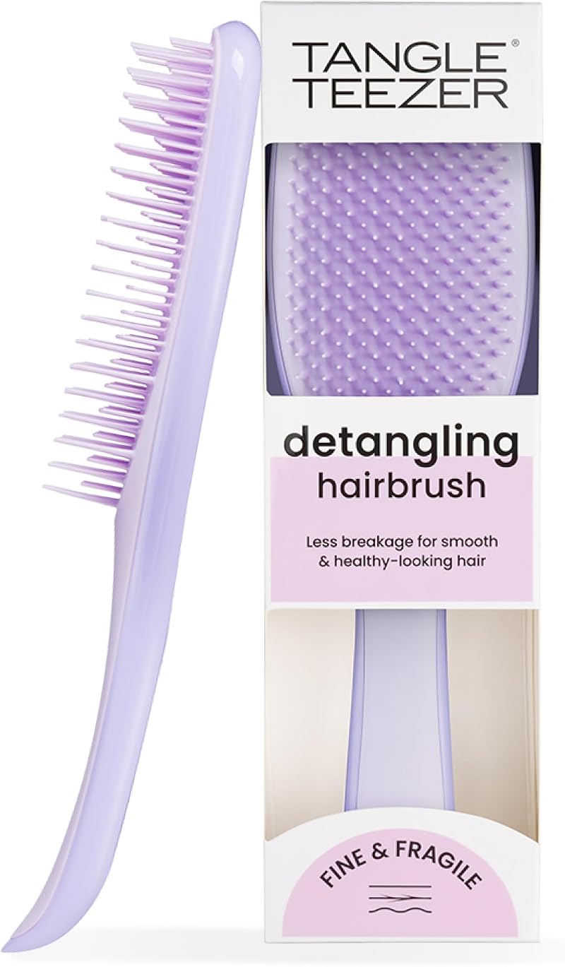 Tangle Teezer Fine and Fragile Detangling Brush Hypnotic Heather 2-Tier Teeth