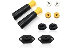 Priprilod Rear Upper Lower Shock Mounts Grommets and Bump Stops Kit,Compatible with BMW E81 E82 E82E E87 E88 E90 E90N E92 E92N E93 2007-2013# 33526768544 33536767334