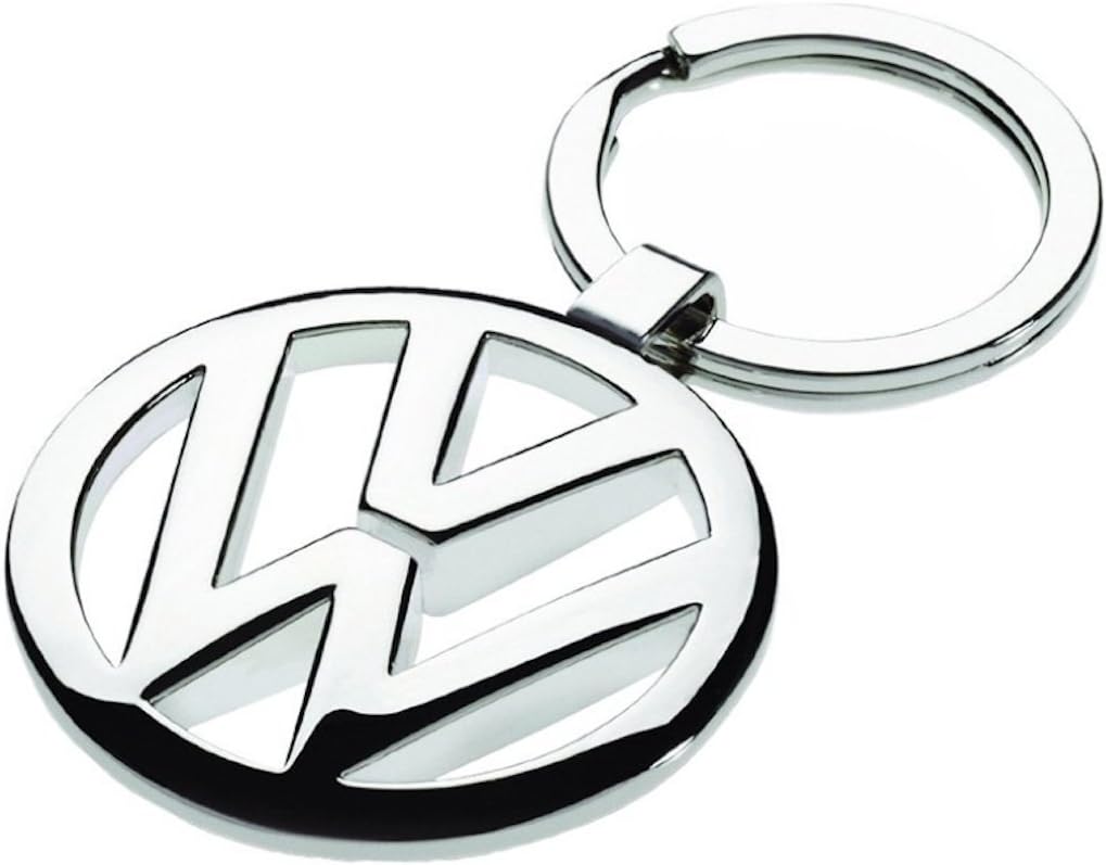 Chrome 3D Car Logo Keyring/Keychain for Volkswagen VW