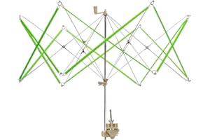 JIANWEI Yarn Ball Winder and Umbrella Swift, Yarn Swift Yarn Ball Winder Knitting Yarn Holder, Hand Operated Ball Winder Holder, Knitting Tool, Ideal for Swift Winding Lines