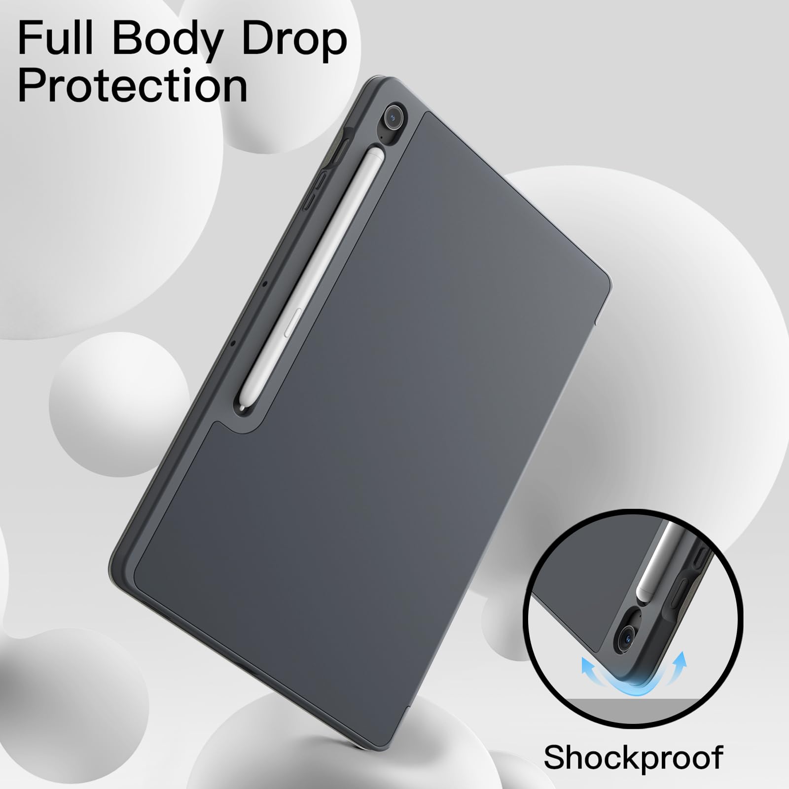 Case for Samsung Galaxy Tab S10 FE Plus/S10 FE+ 13.1-Inch with S