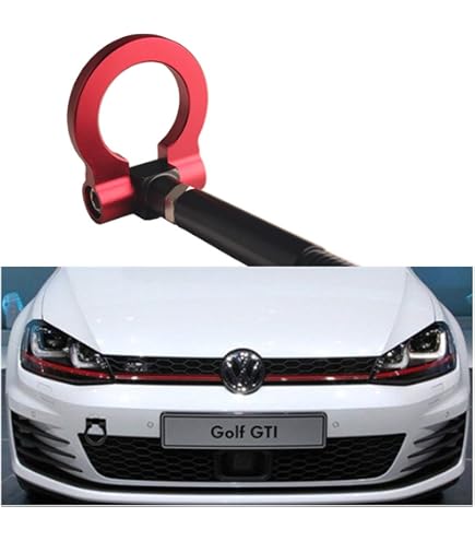 Amazon.com: iJDMTOY Red Track Racing Style Tow Hook Ring