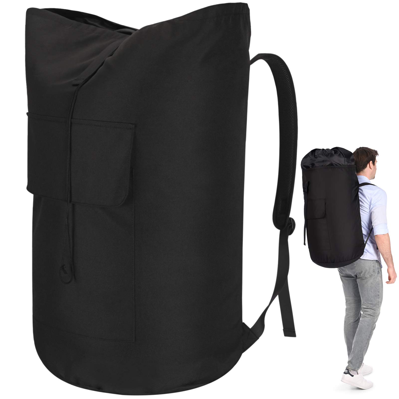 Travel Laundry Bag XXL 115L Waterproof Foldable Daypack with 2 Padded Shoulder Straps