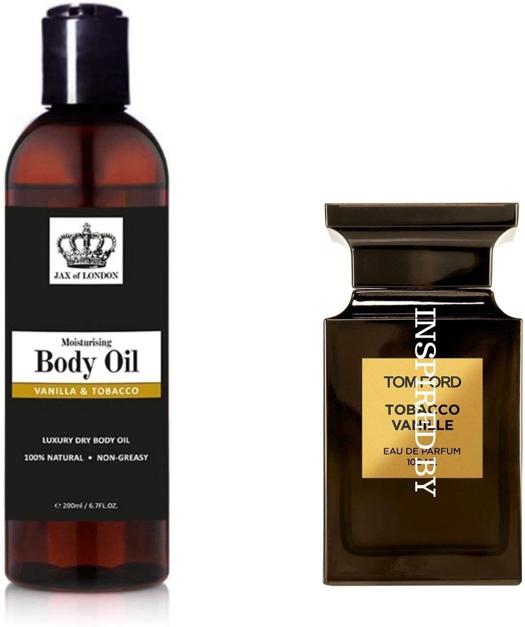 Tom Ford Black Orchid Inspired 100% Natural Scented Quick Drying Body Oil 200ml By Jax of London - Image 4
