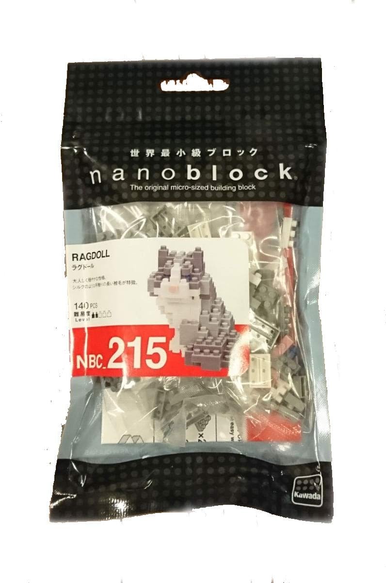 Building Sets Nanoblocks Japan Import 2 Cat Sets Ragdoll Cat And Persian Cat Toys Games