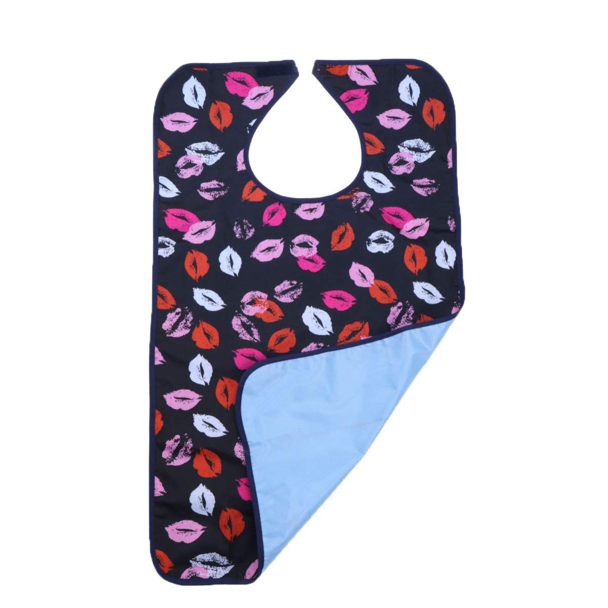 FRCOLOR Adult Bib for Eating, Waterproof Clothing Protector Disability Aid Apron Washable Mealtime Bib for Elderl
