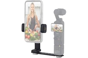 Rigdance Phone Mount for DJI Osmo Pocket 3 – Aluminium Mounting Base with 5.5" Extension | Tool-Free Portrait/Landscape Switch | Forward/Backward Adjustable | 1/4"-20 Screws for Secure Setup (5.5")