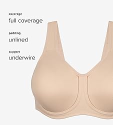 Wacoal Women's Simone Sport Unlined Full Coverage