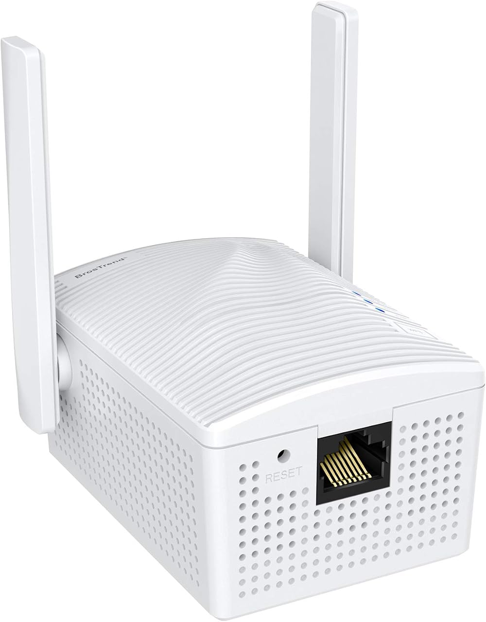 BrosTrend 1200Mbps WiFi Bridge Adapter AC1200 Ethernet to Wireless UK Plug