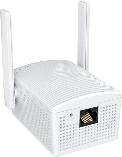 BrosTrend 1200Mbps WiFi Bridge Adapter AC1200 Ethernet to Wireless UK Plug