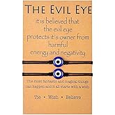BOCHOI Evil Eye Bracelet for Women Good Luck String Bracelet Kabbalah Protection Friendship Wish Bracelet Jewelry for Girls Girlfriend Wife Mother Daughter