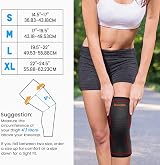 AVIDDA Knee Support Brace 2 Pack Compression Sleeves, Arthritis Pain Relief view 2