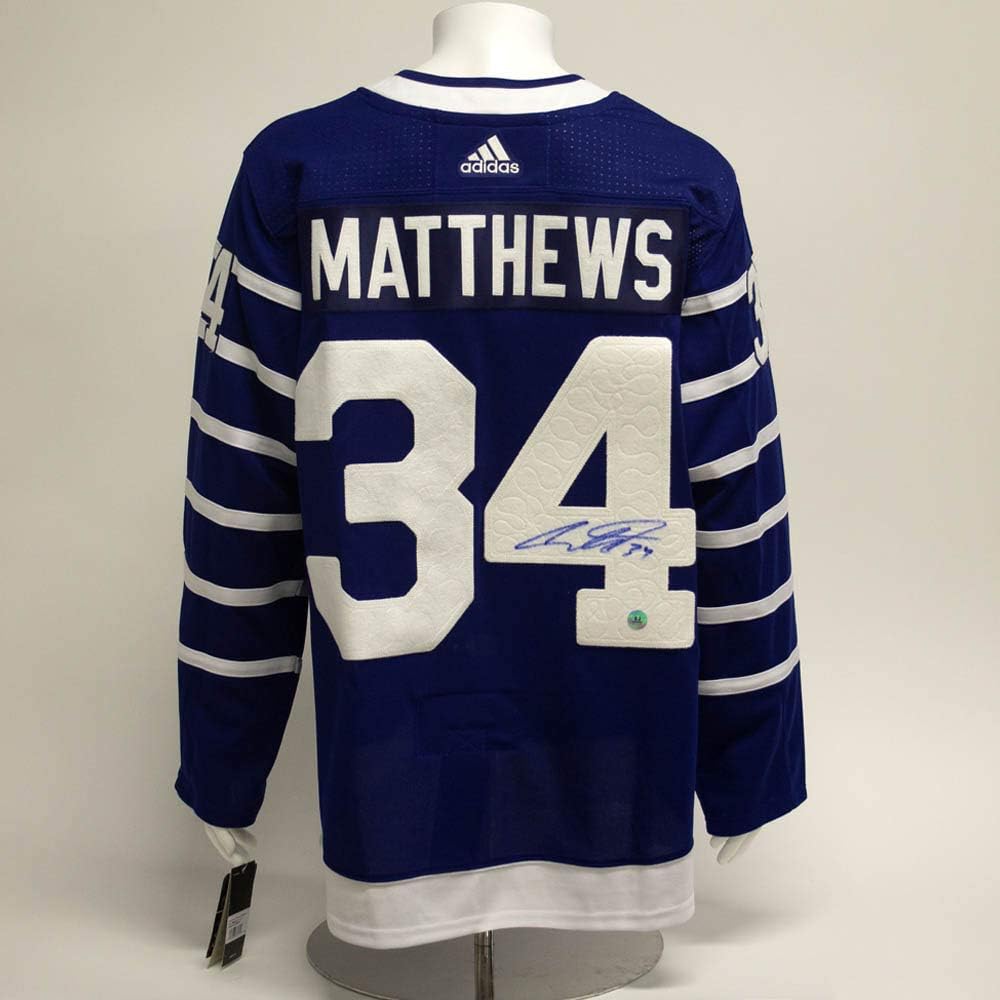 Auston Matthews Toronto Arenas Signed Leafs Next Century Adidas Jersey