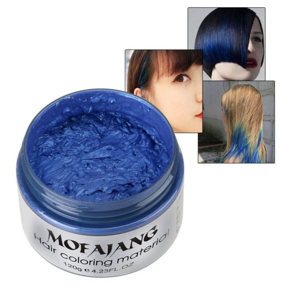 7 Colors Hair Wax Hubee Natural Dye Hairstyle Matte Unisex One Time Hair Color Wax Molding Paste