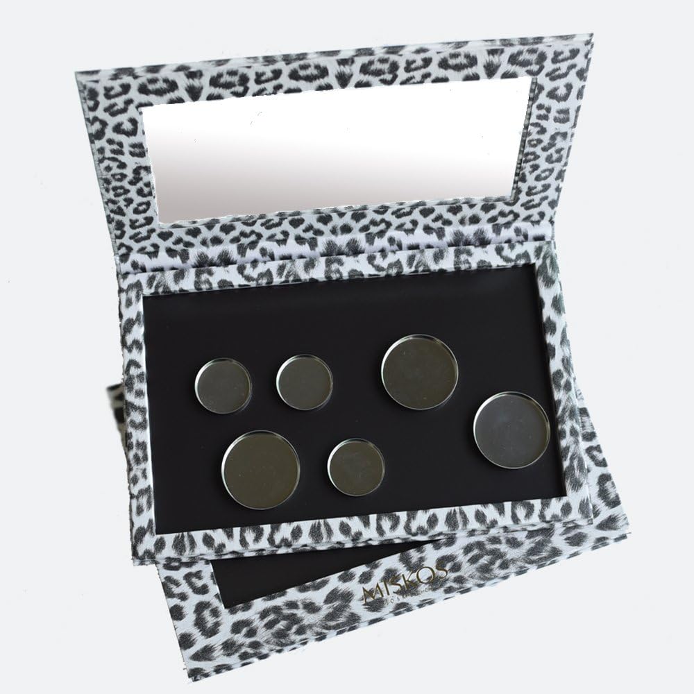 DIY Empty Magnetic Makeup Palette Professional Leopard Eyeshadow Cosmetic Box