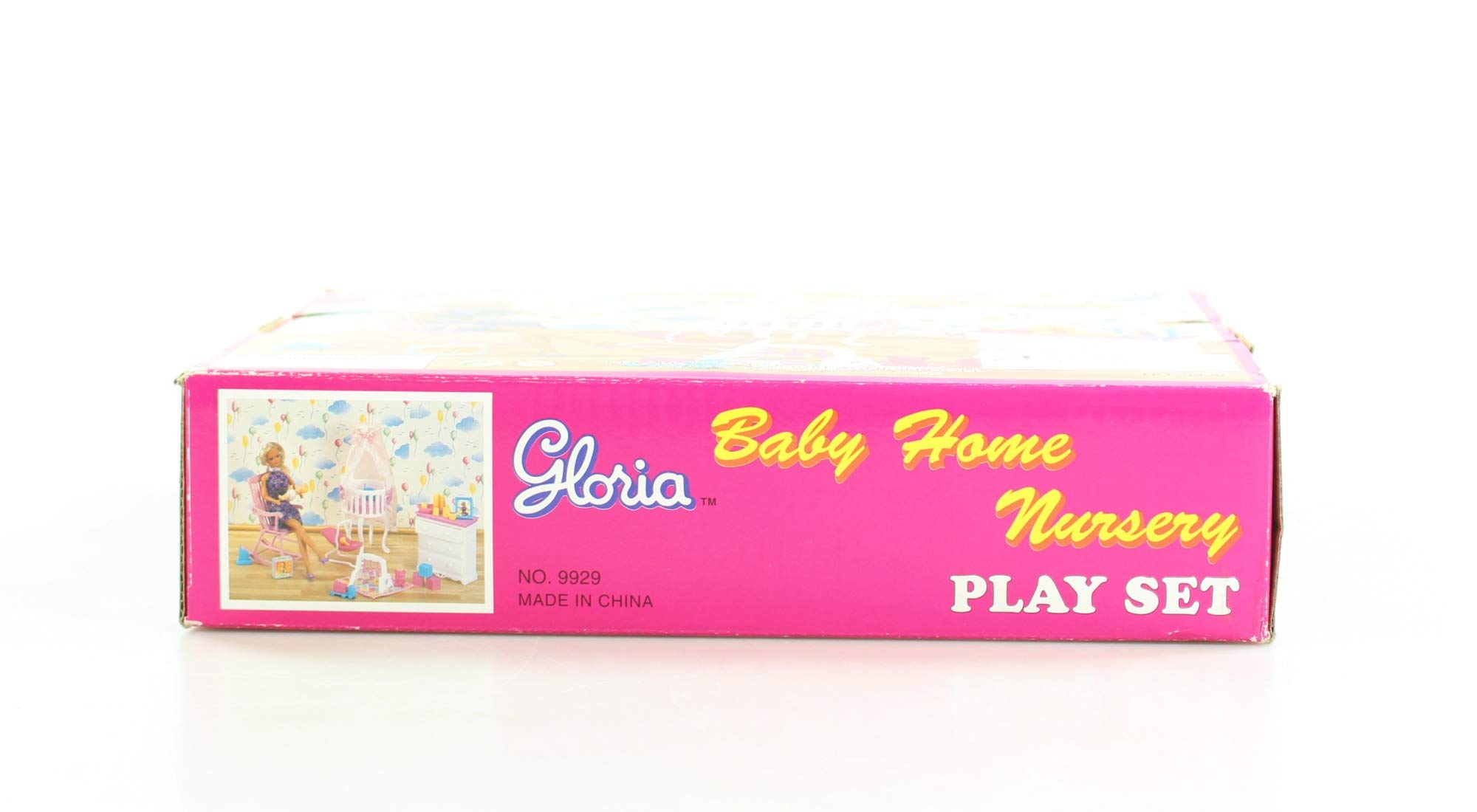 Gloria Dollhouse Furniture - Baby Home Nursery Playset